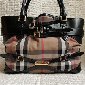 Authentic Burberry Bridle Landscape Lynher tote